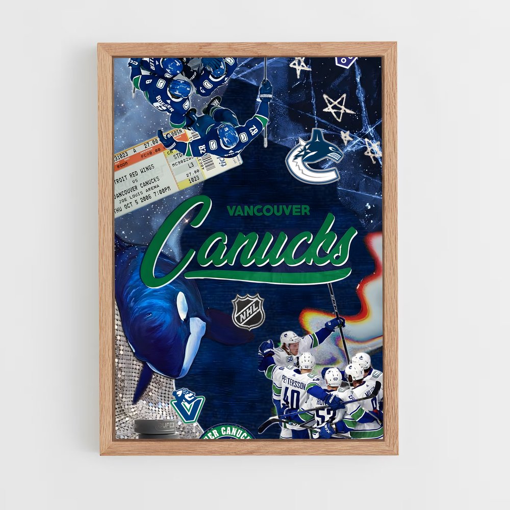 Poster Canucks en Action – affiche Hockey sur glace (vue 4)